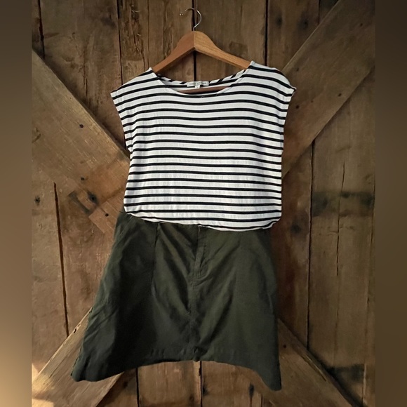 LEE ARMY GREEN SKIRT WITH FREE SHIRT/SCARF - Picture 3 of 8